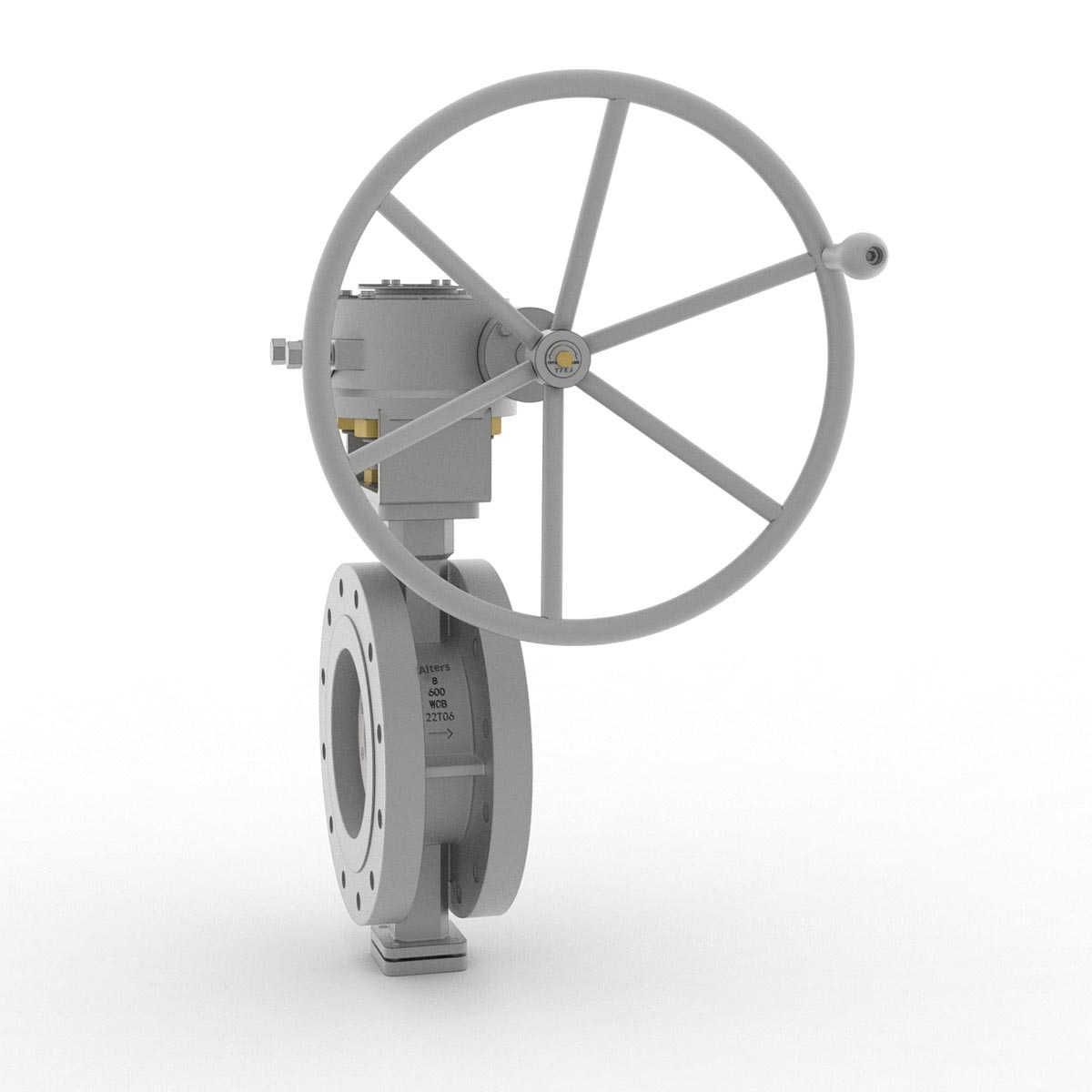 Image of a home ball valve from AlterValve with company name and specifications.