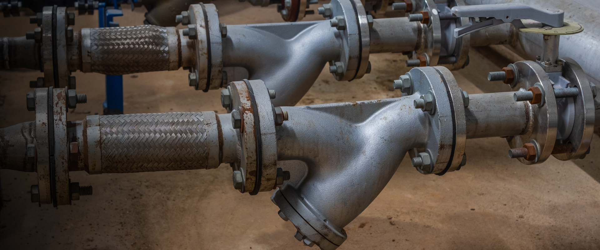Y-strainers in the industrial area